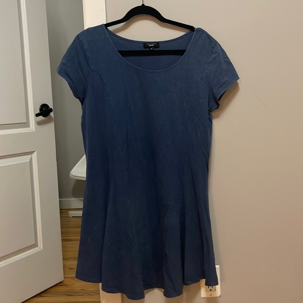 Urban Outfitters Denim Blue Skater Dress